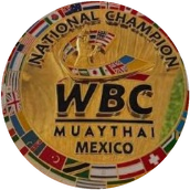 Cinturón de campeón nacional WBC Muaythai México